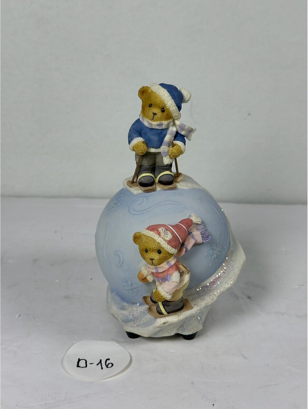 Cherished Teddies Havin' A Snowball Musical‎ Figurine D-16